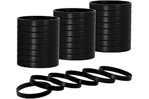 Coopay 80s Women's Rubber Bracelets