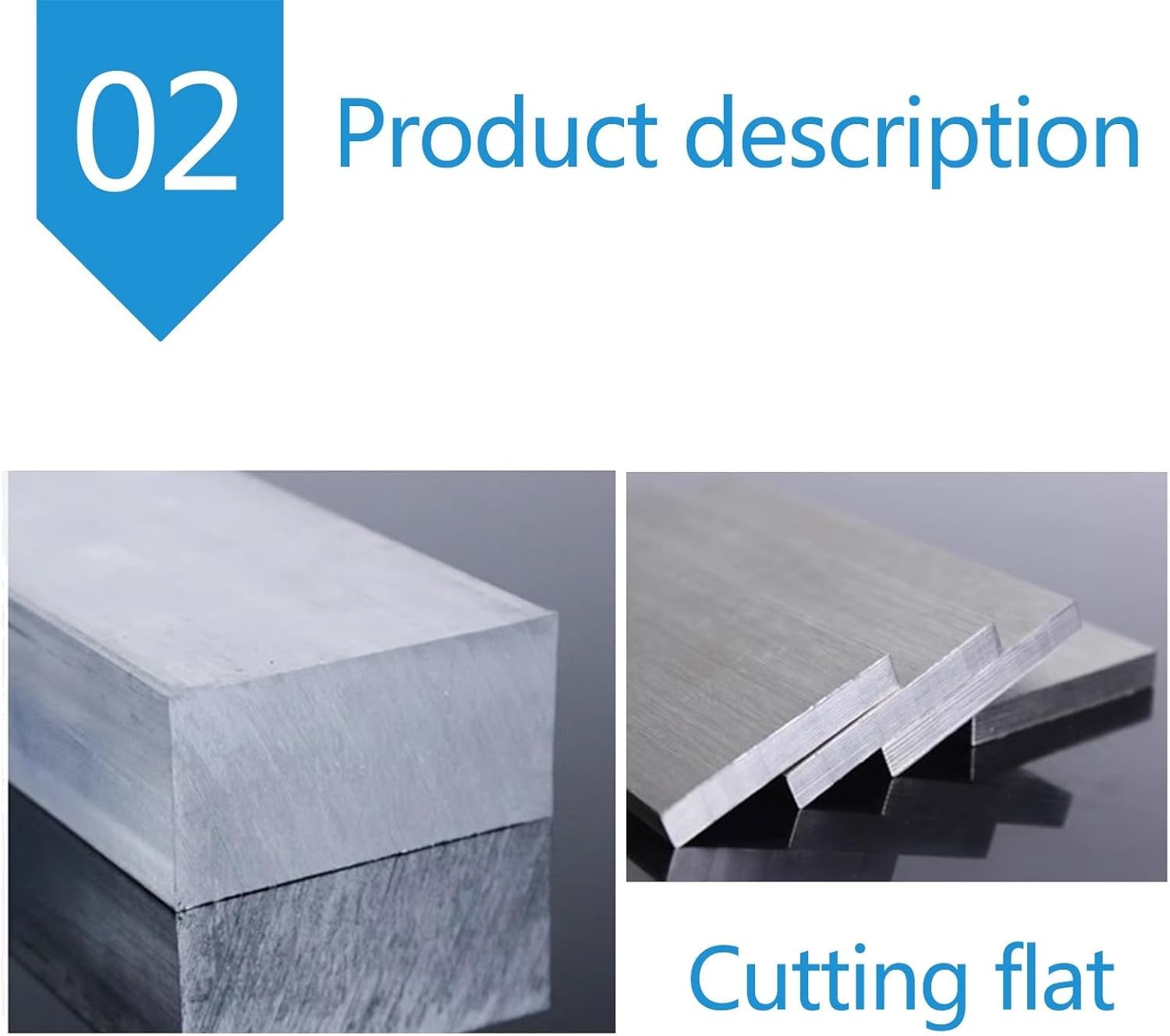 Aluminiumblechplatte, Aluminium-Flachstange, Aluminiumstangenplatte for Beschlagteile, 15 mm dick(Width:60mm)