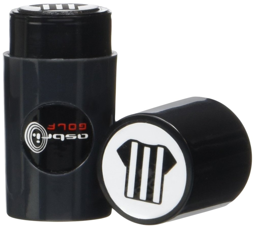 Asbri Golf Stripe Shirt Ball Stamper - Black
