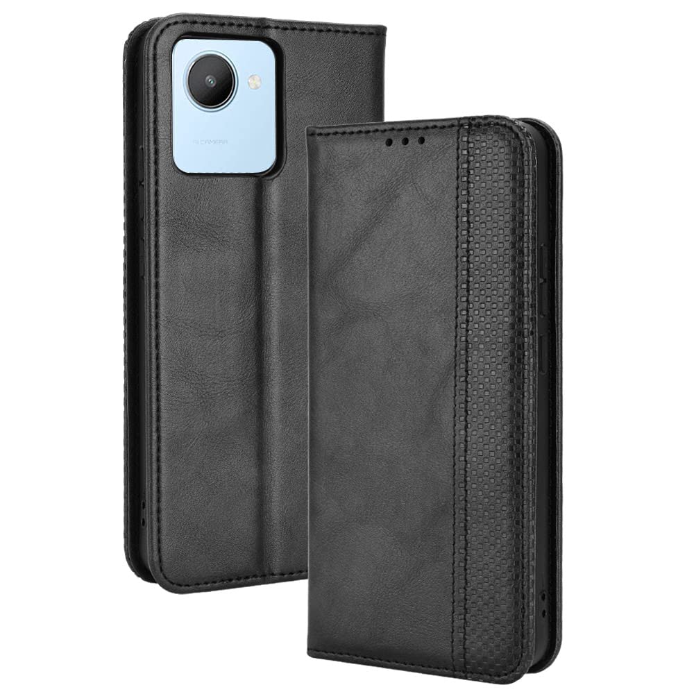 Custodia Flip in Pelle Magnetica per Smartphone con Porta