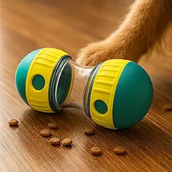 Brinquedo Interativo Premium Para Pets, Dispenser De Ração Ou Petiscos, Material Resistente, Não Tóxico, Fácil De Limpar E Estimulante, Marca VARENZIA