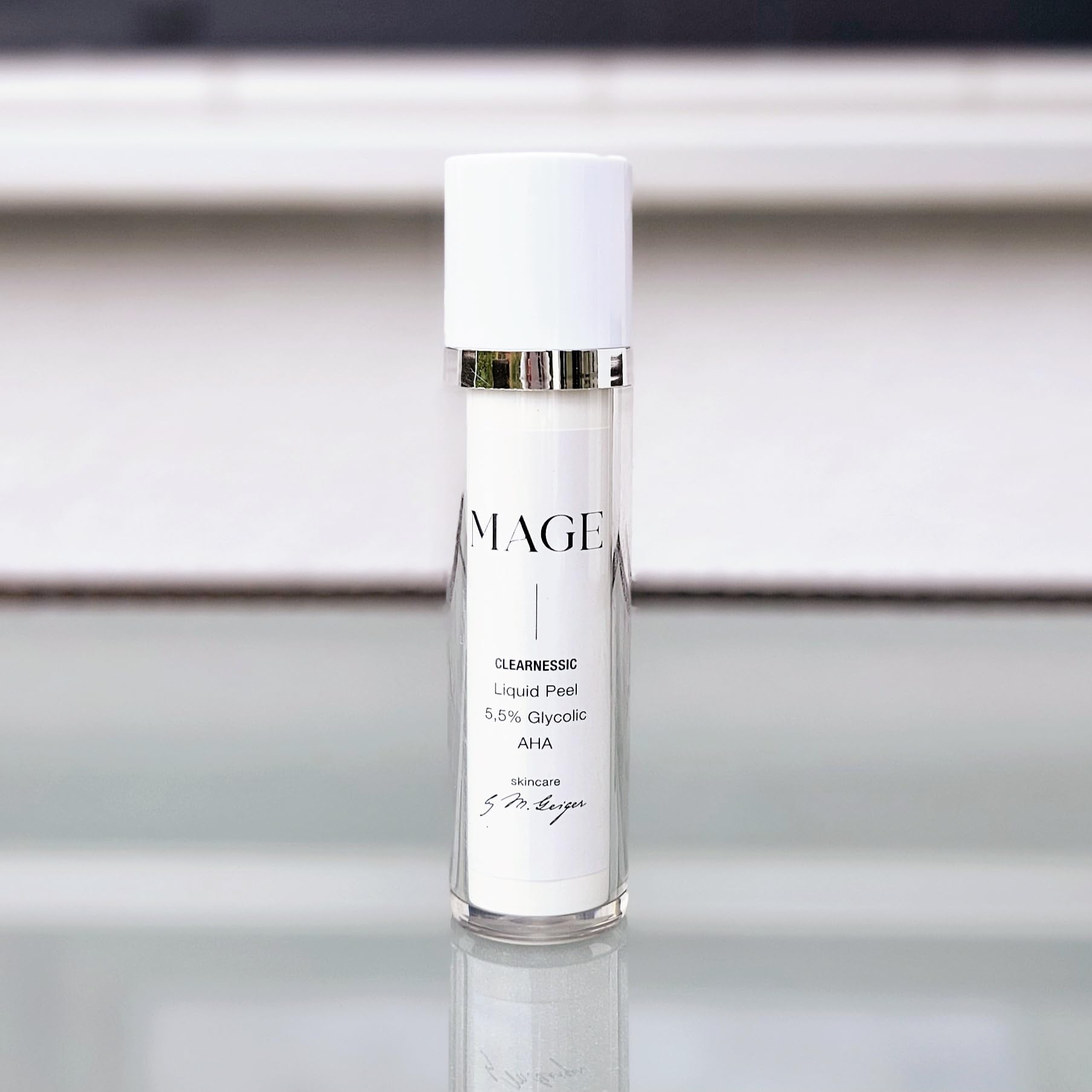 MAGE Liquid Peel 5,5% Glycolic AHA, Gesichtsmaske, Gesichtsreinigung für glatte Haut und feinere Poren, reinigt das Gesicht, Gesichtspflege, vegan, made in Germany