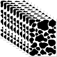 Vista 1 de AOWDIAO 280 piezas de calcomanías de impresión de vaca para despegar y pegar adhesivos de vinilo para pared, automóvil, computadora portátil