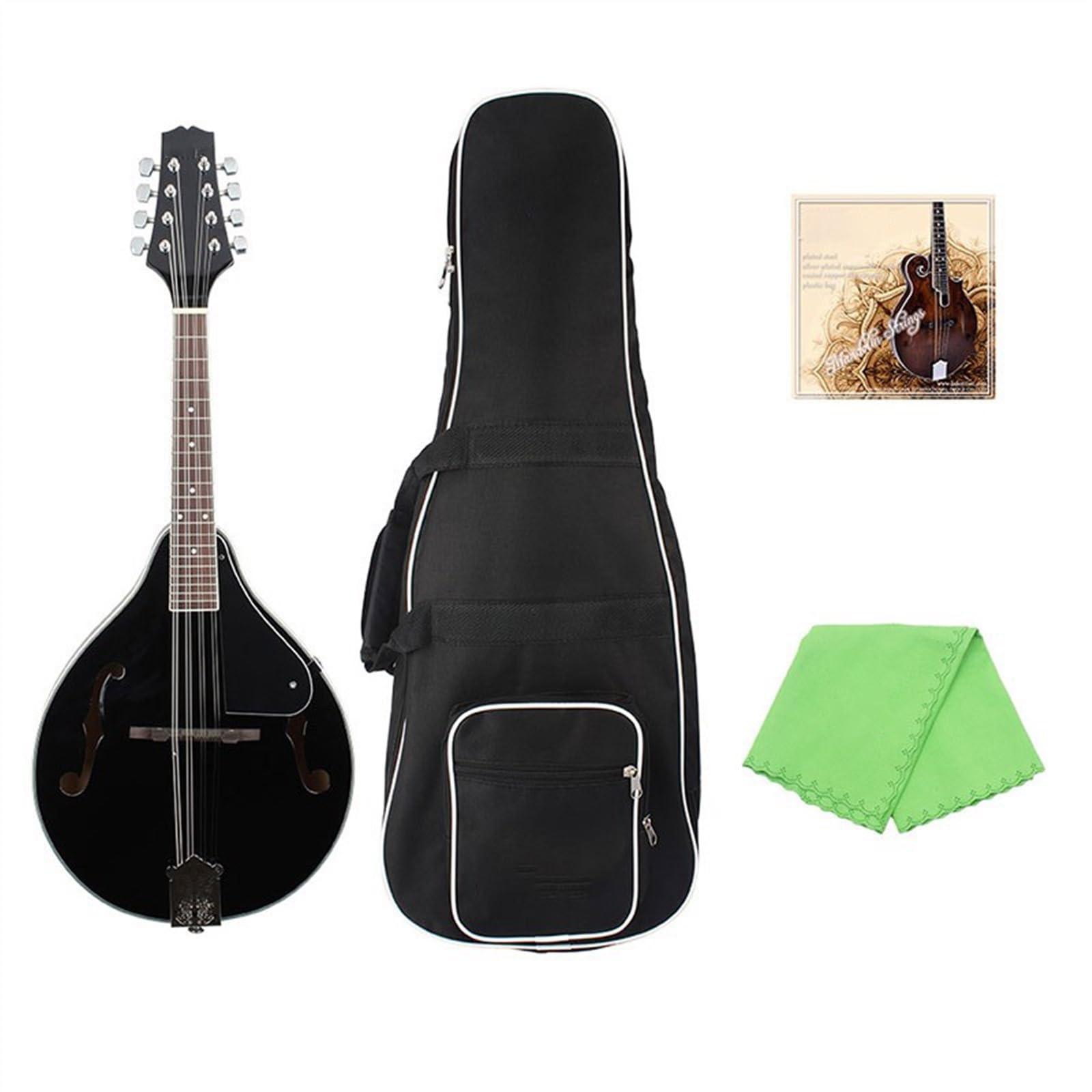Musikinstrumente Achtsaitige Mandoline Elektrische Mandoline Gitarre Nationales Musikinstrument Tibetische Mandoline Schwarz(Black)