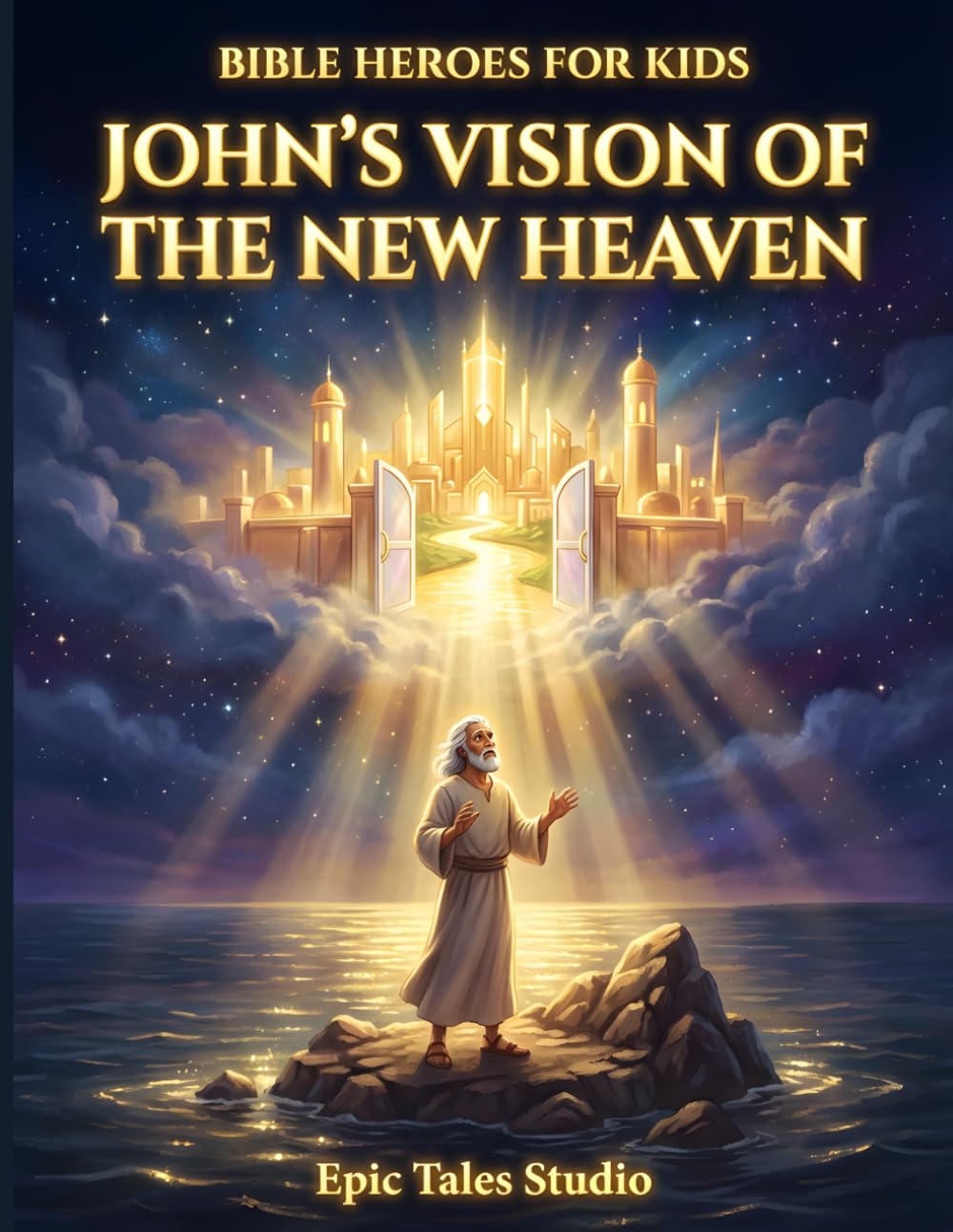 Bible Heroes for Kids: John’s Vision of the New Heaven– Book 20: A Story of Hope, Wonder, and God’s Glorious Promise