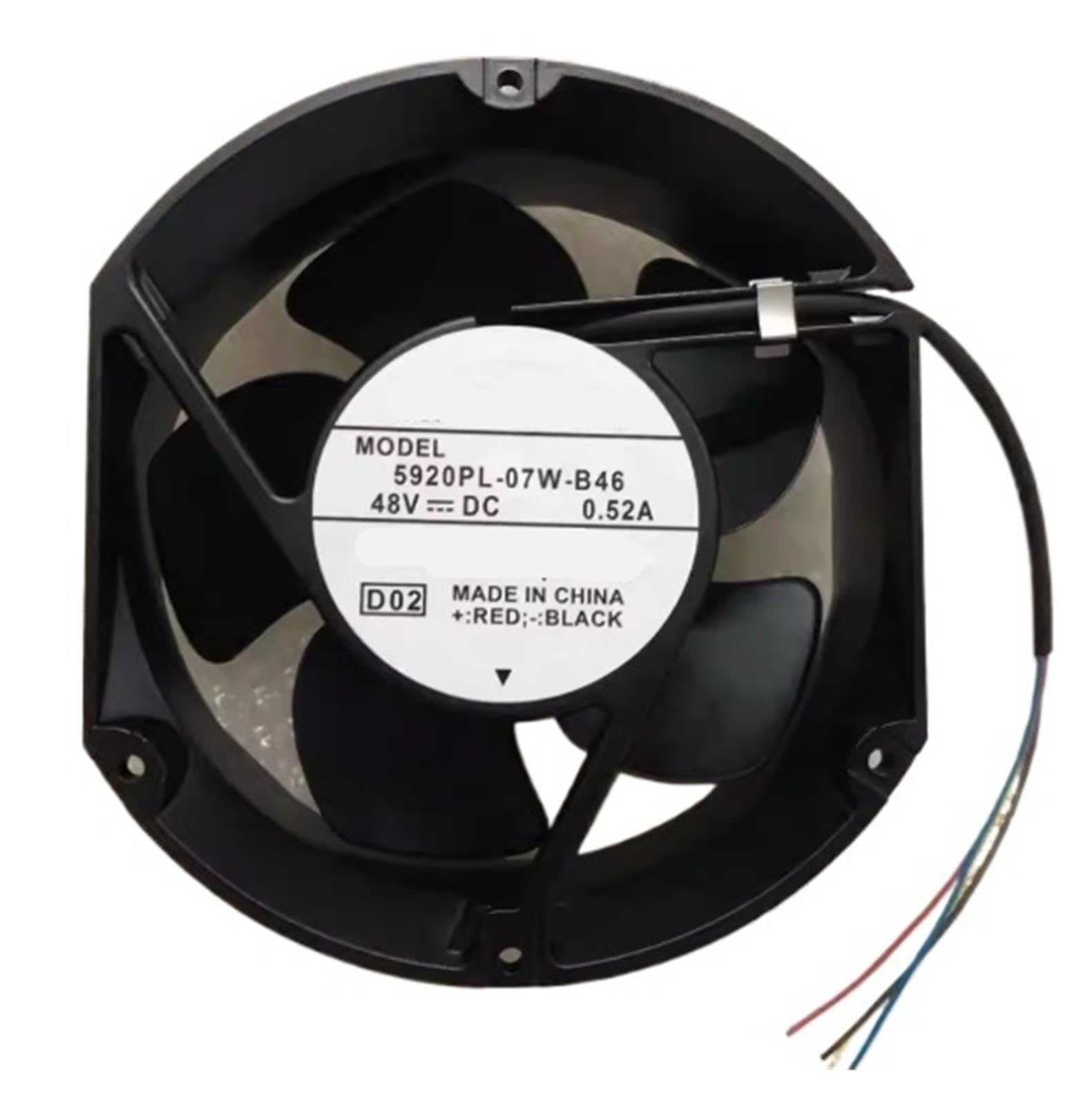 Lzikkgki One Color 5920Pl-07W-B46 D03 Dc 48V 0.56A 172X150x51mm 4-Wire Cooling Fan