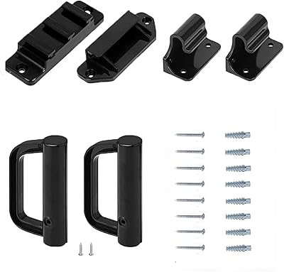 Retractable Baby Gates Full Set Wall Mounting Accessories with Brackets Anchors and Screws