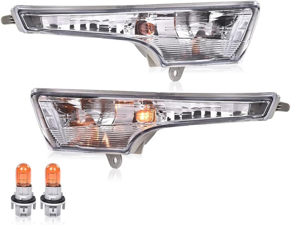 Turn Signal Lights, Compatible with Nissan Altima Base 2013-2017, Fit Nissan Altima S 2013-2018, Fit Nissan Altima SR 2016-2018, Marker Lights With bulb, Driver and Passenger Side