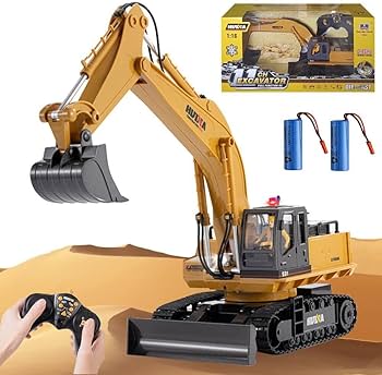 ラジコン掘削機 パワーショベル ブレーカー付き Amazon.co.jp: ショベルカー ラジコン 掘削機 ブルドーザー 11CH