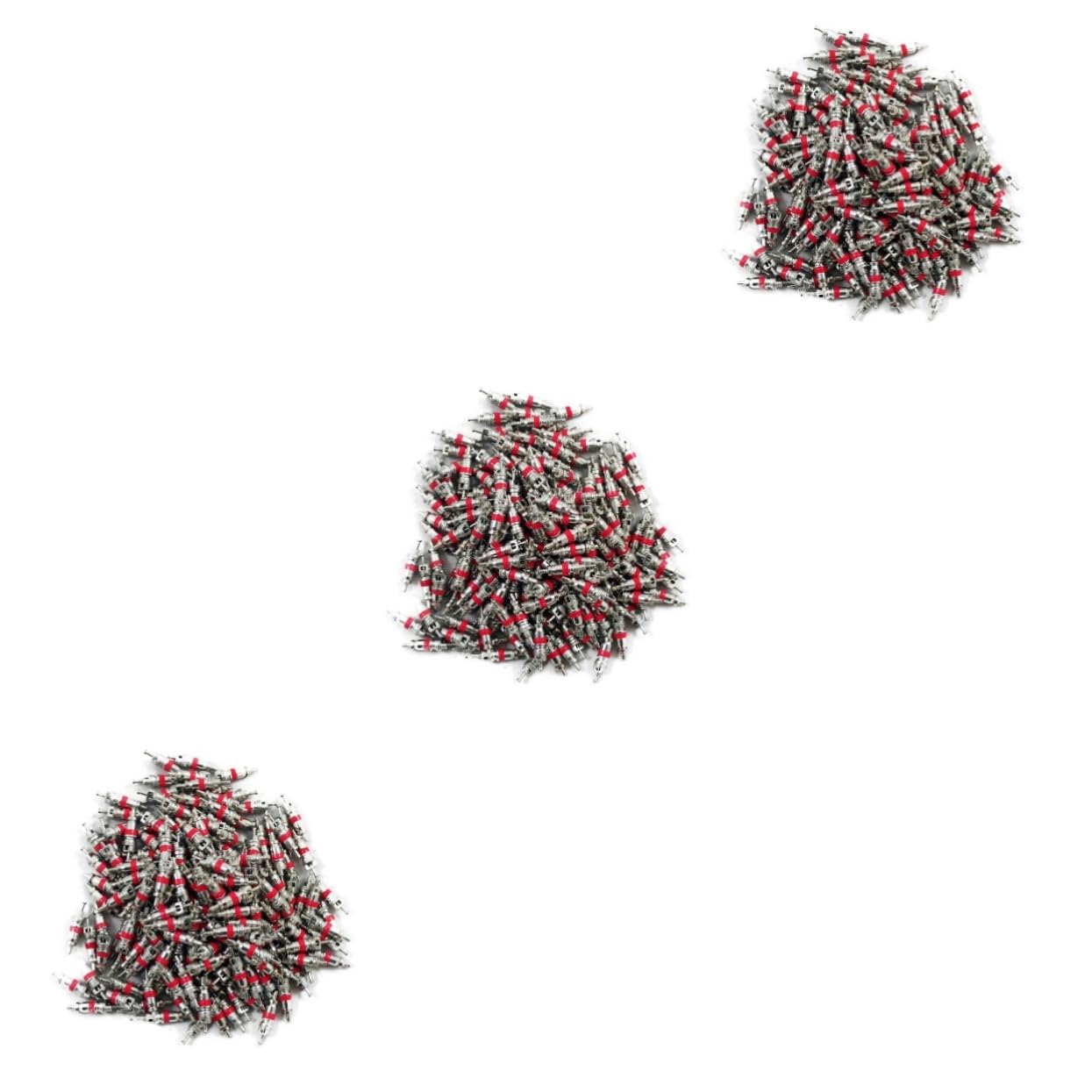 BESPORTBLE Lot De 3 Noyaux De Pneu De Rechange Pour Voiture Camion En Cuivre Nickelé 300 Psi Adaptés Aux Véhicules 100 Pièces X 3