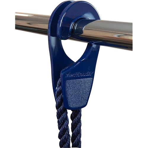 Fastfender – 25 Blue - The Original Single Handed Boat Fender Hanger - Made from UV Resistant Plastic - Sold in Pairs…