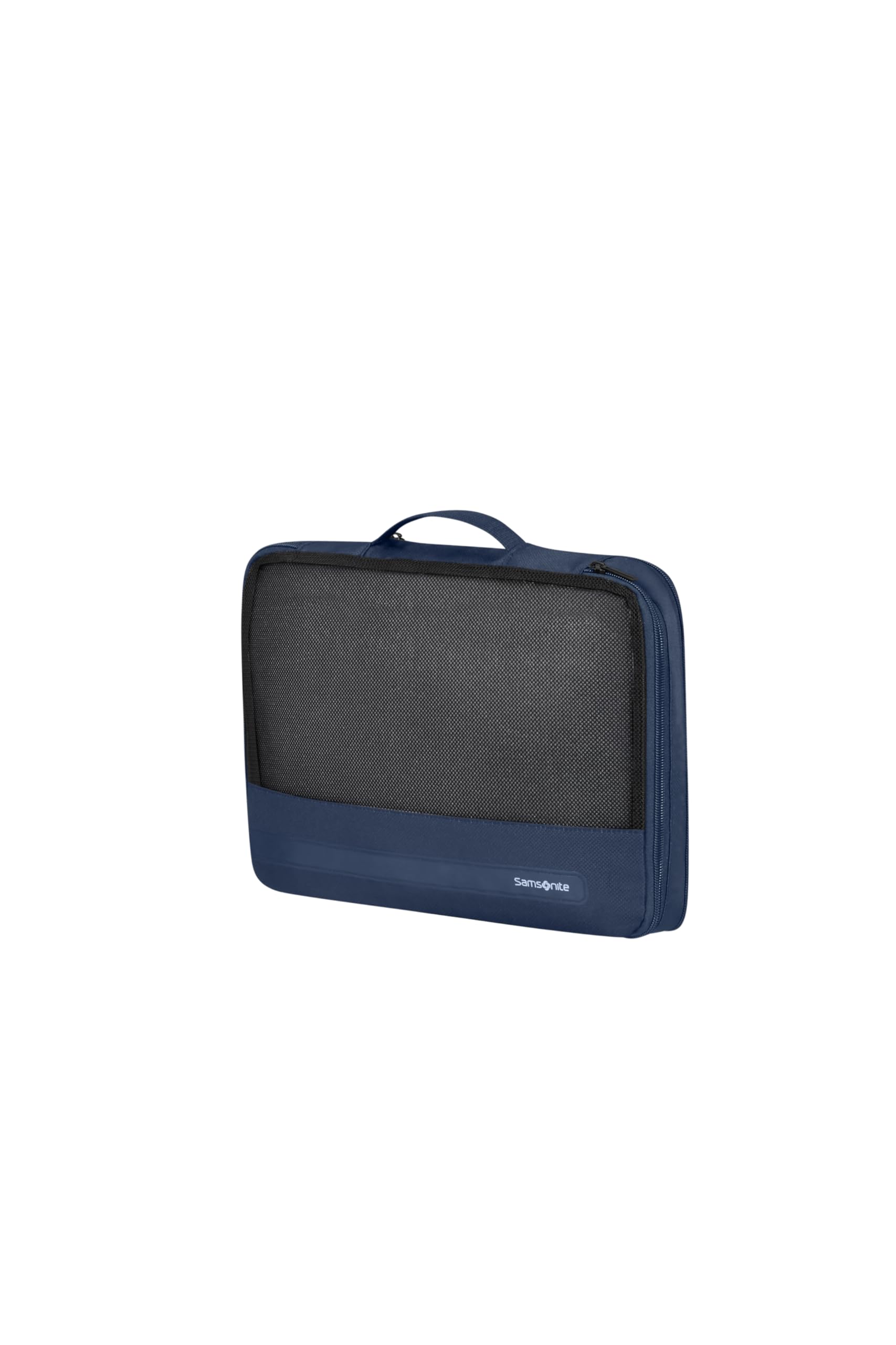 Samsonite TA Revolution - Set de Cubos de Embalaje 3 Piezas, Organizador de Viaje & Maleta de, Cubos para Vacaciones, Organizador para Maleta y Mochila, Azul (Midnight Blue)