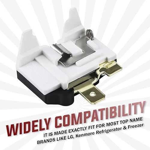 Miniatura 4 de Seentech 6750C-0005P Protector de sobrecarga para refrigerador - Compatible con LG - Reemplaza: AP4439459 1357963 AH3529540 EA3529540 6750C-0004R