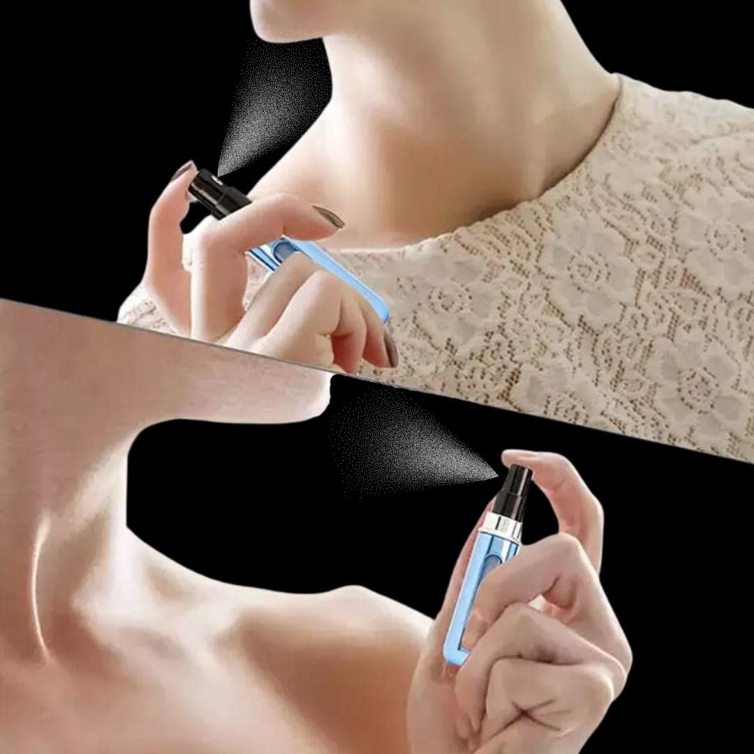 3 SZTUK 5ML Akumulator perfum Atomizer, Mini przenośna butelka z rozpylaczem, Akumulator do wody kolońskiej, miniaturowe perfumy bez wycieków, butelka.Idealny na wieczór, podróże, imprezę, randkę.