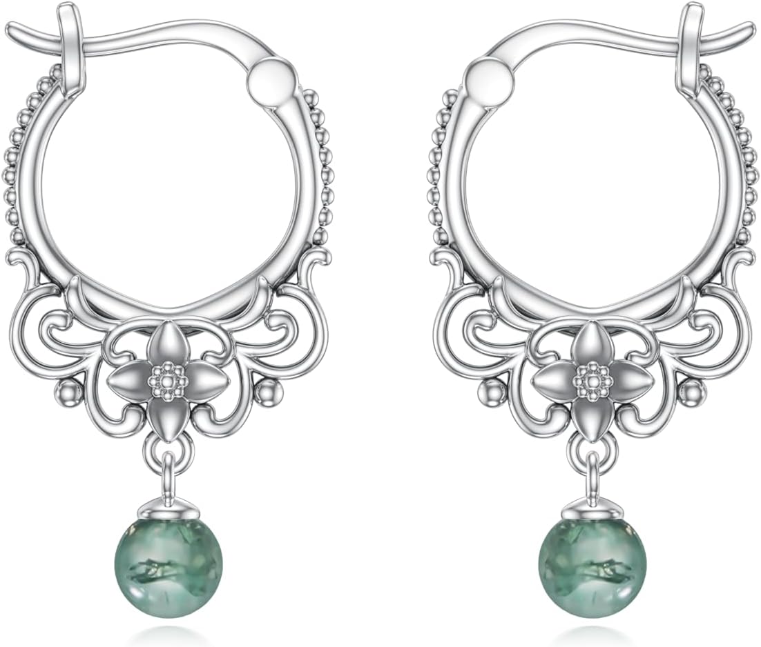 Seiyang Natural Abalone Shell Butterfly Earrings 925 Sterling Silver Leverback Dangle Earrings Butterfly Jewelry Gifts for Women