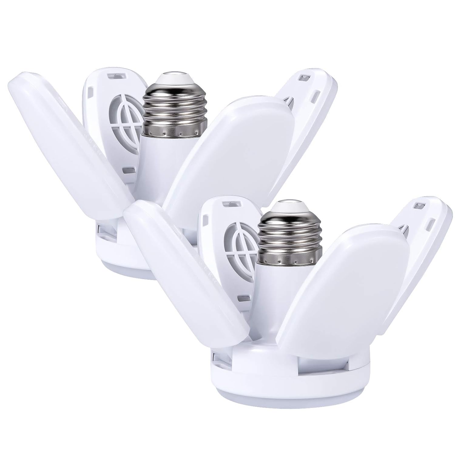 2 Pack LED Light Bulb 35 Watt 150W Equivalent Mini LED Garage Light E26 Base Daylight 6500K Super