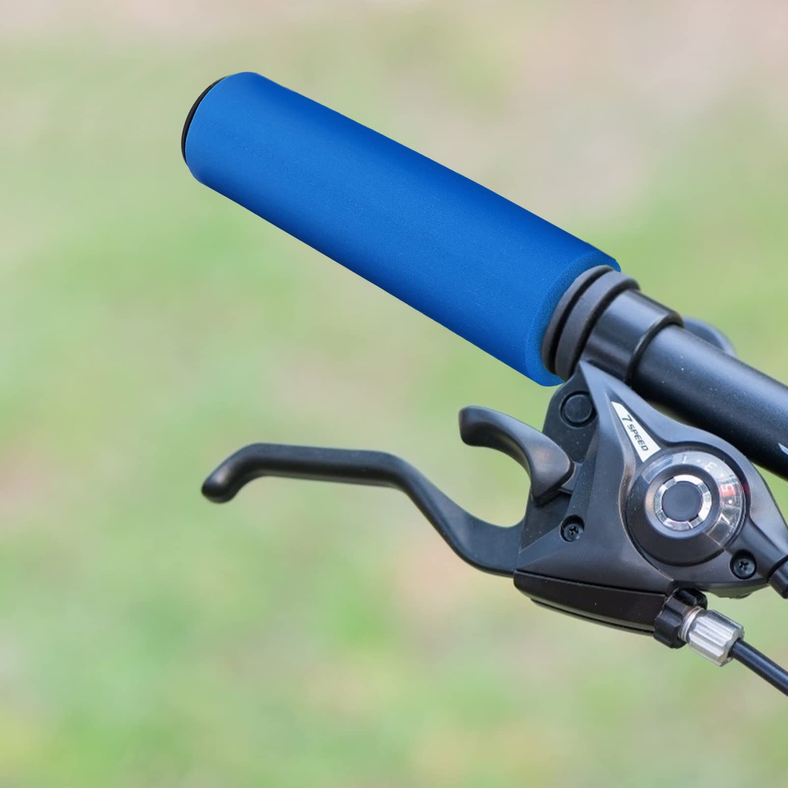 BESPORTBLE Poignées De Vélo Coussin De Voiture Poignées De Guidon Scooter Vélo Fauteuil Poignées Support De Téléphone pour Poignées pour Embouts De Guidon en Aluminium Poignée De