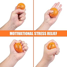 KDG Motivational Stress Balls(20 Pack) for Kids and Adults,Stress Relief Ball with Quetos to Rrelieve Anxiety and Manage Anger