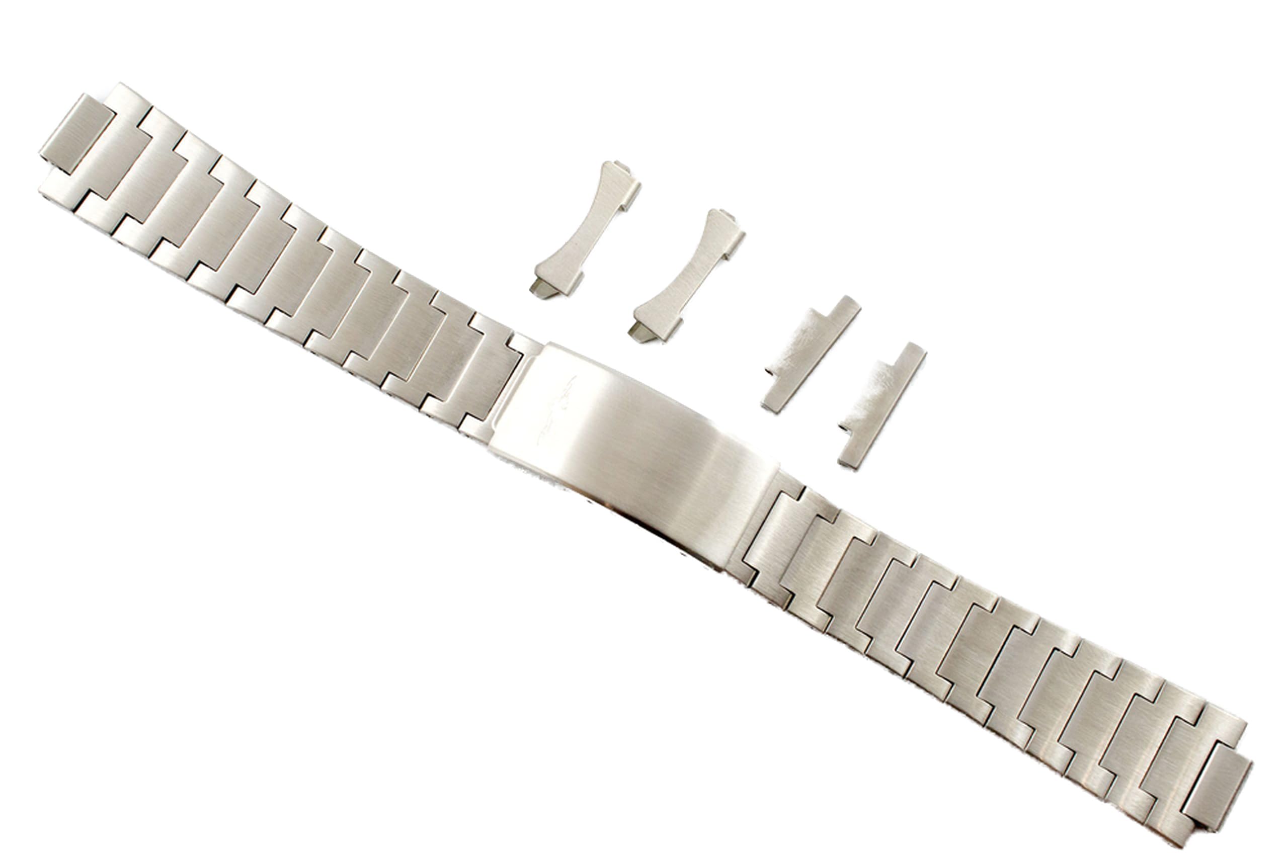 Morellato Stainless Steel Watch Bracelet Curved and Straight Lug 18 mm Deployant Clasp, multi-coloured, Medium, bracelet