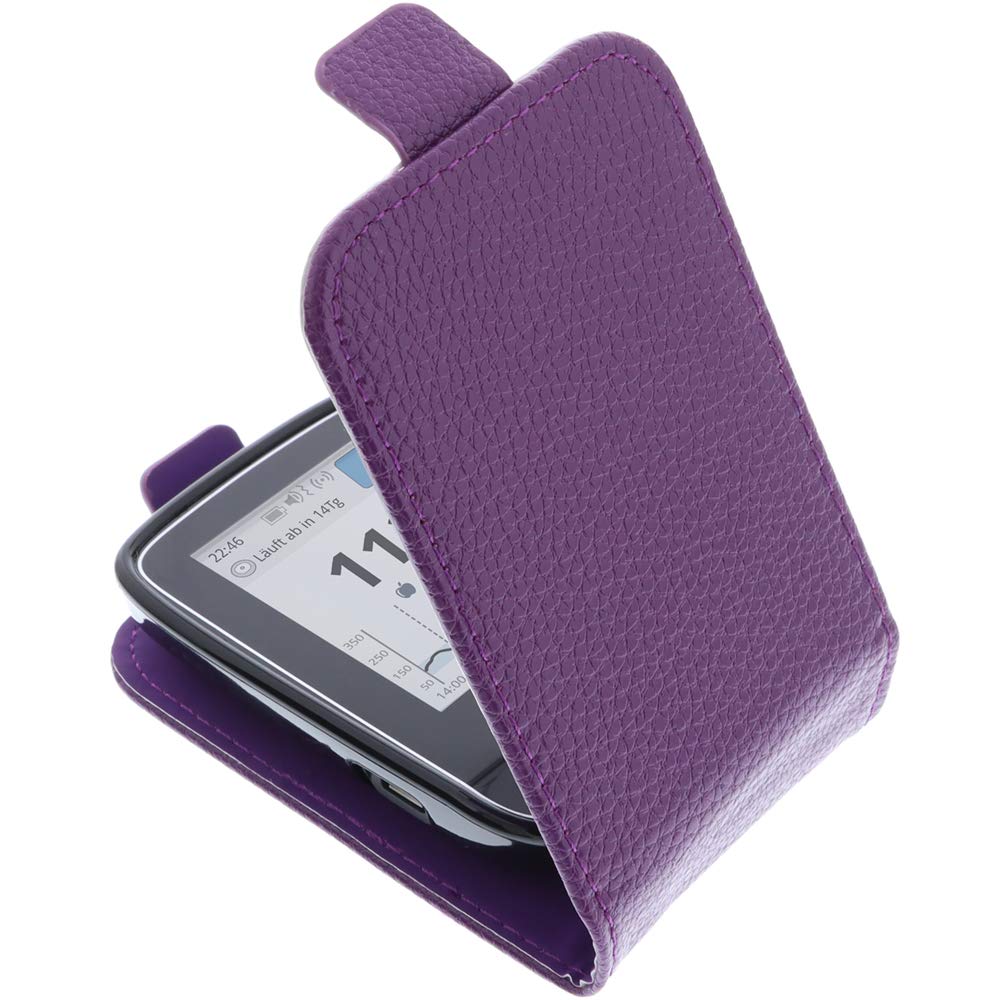 Funda Compatible con Abbott Freestyle Libre 2 Flip Style Estuche para la protección Lila