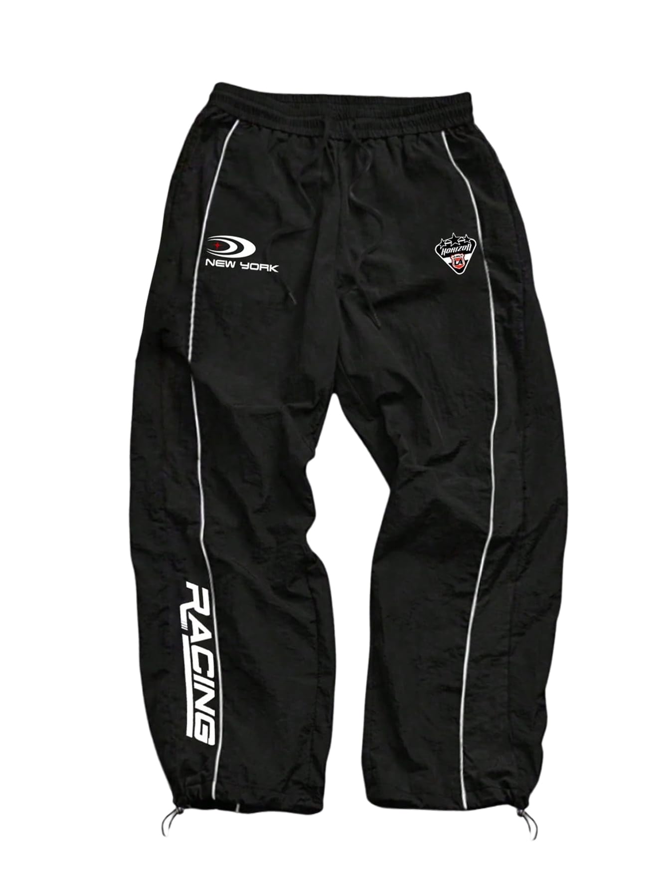 Men's Joggers Pants Drawstring Elastic Waist Graphic Track Pants
