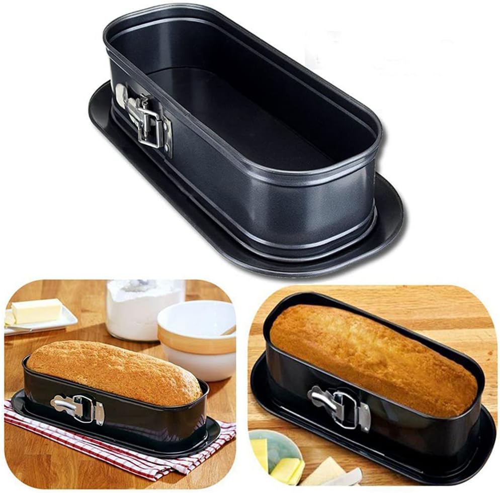 XLDYM 12inch Long Oval Springform Pan, NonStick Spring