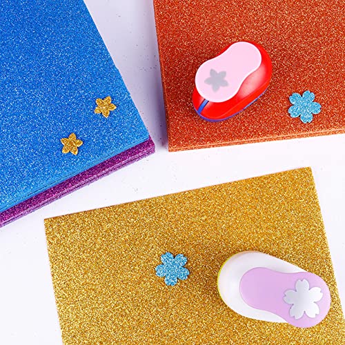 Fogli di Gomma EVA con Brillantini, 10 Pezzi Fogli...