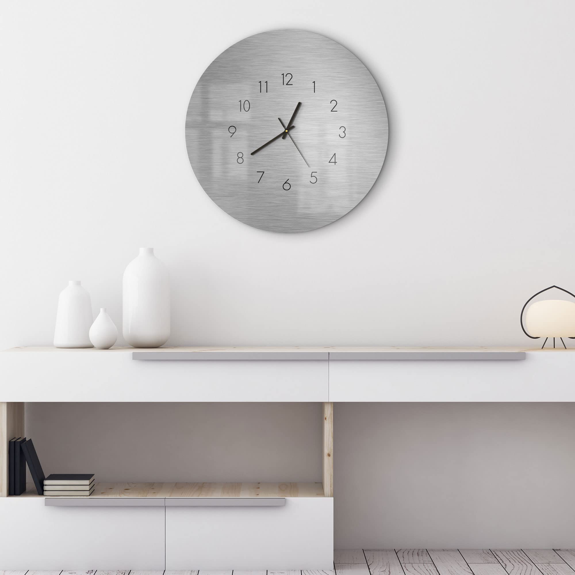 Miroir mural Ordona rond 50 cm doré [en.casa] | Leroy Merlin