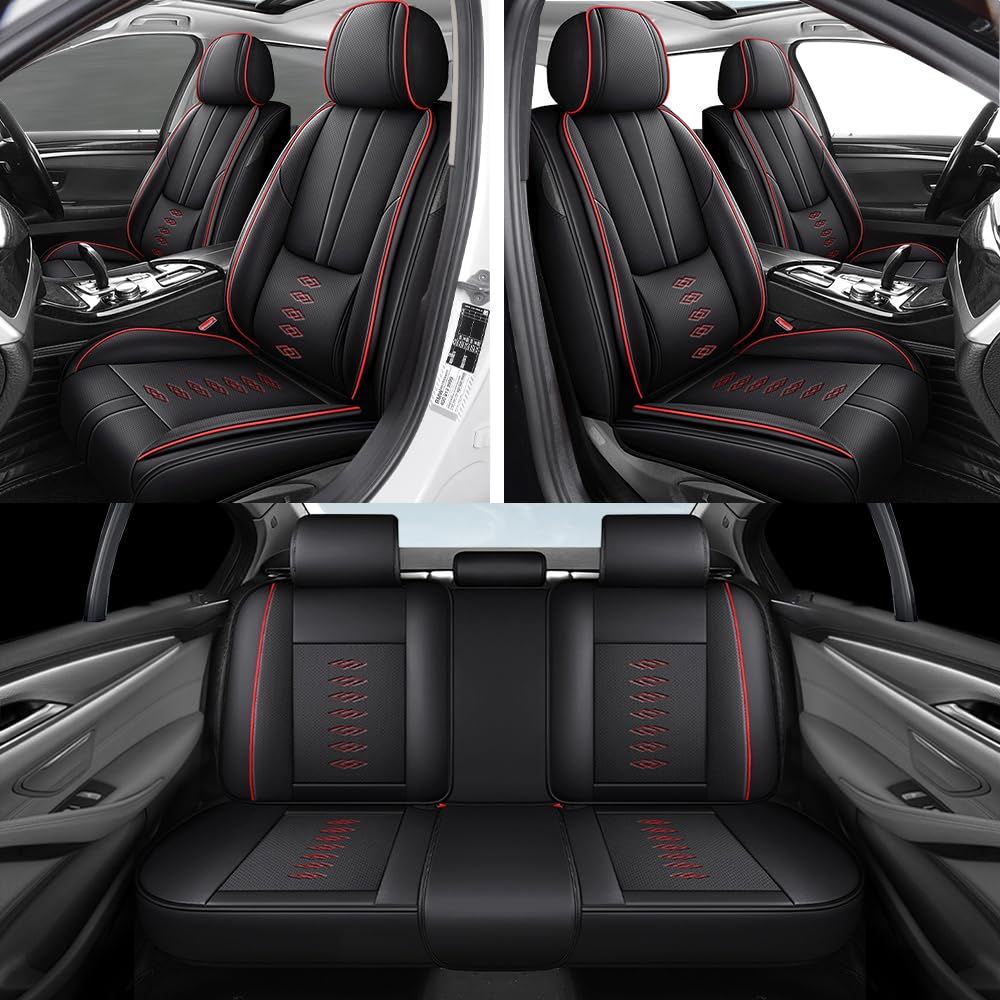 Pick-up Truck Car Seat Covers for Dodge Dakota 1987-2011 Waterproof Leather Seat Covers 5-Seats Standard Truck Interior Accessories — view 2