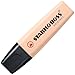 STABILO Highlighter BOSS ORIGINAL NatureCOLORS - Pack of 6 - Beige, Warm Grey, Earth Green, Sienna, Mud Green, Umber