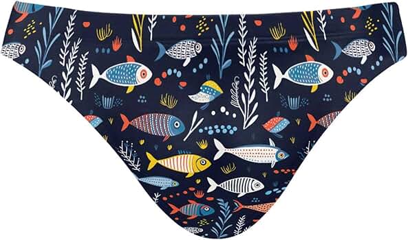 CHSIN Men Swimming Kawaii Tropical Fish Bikini Swimsuit