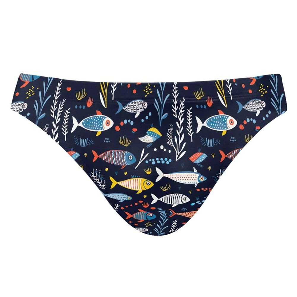 CHSIN Men Swimming Kawaii Tropical Fish Bikini Swimsuit