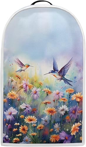 TODIYADDU Cubierta para licuadora de margaritas de colibrí morada, cubierta portátil para batidora, compatible con la mayoría de los