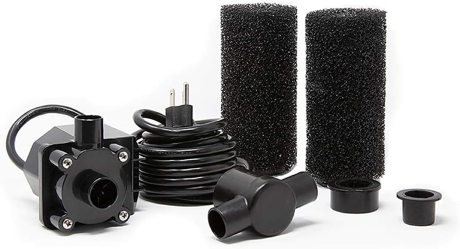 Beckett 900 GPH Black Resin Submersible Pond Pump Kit