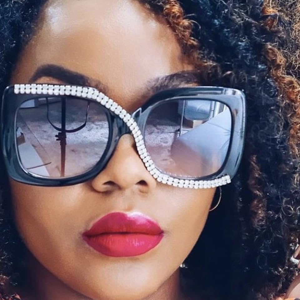 Milisten Women's Sunglasses Retro Sunglasses for Women for Round Face Vintage3