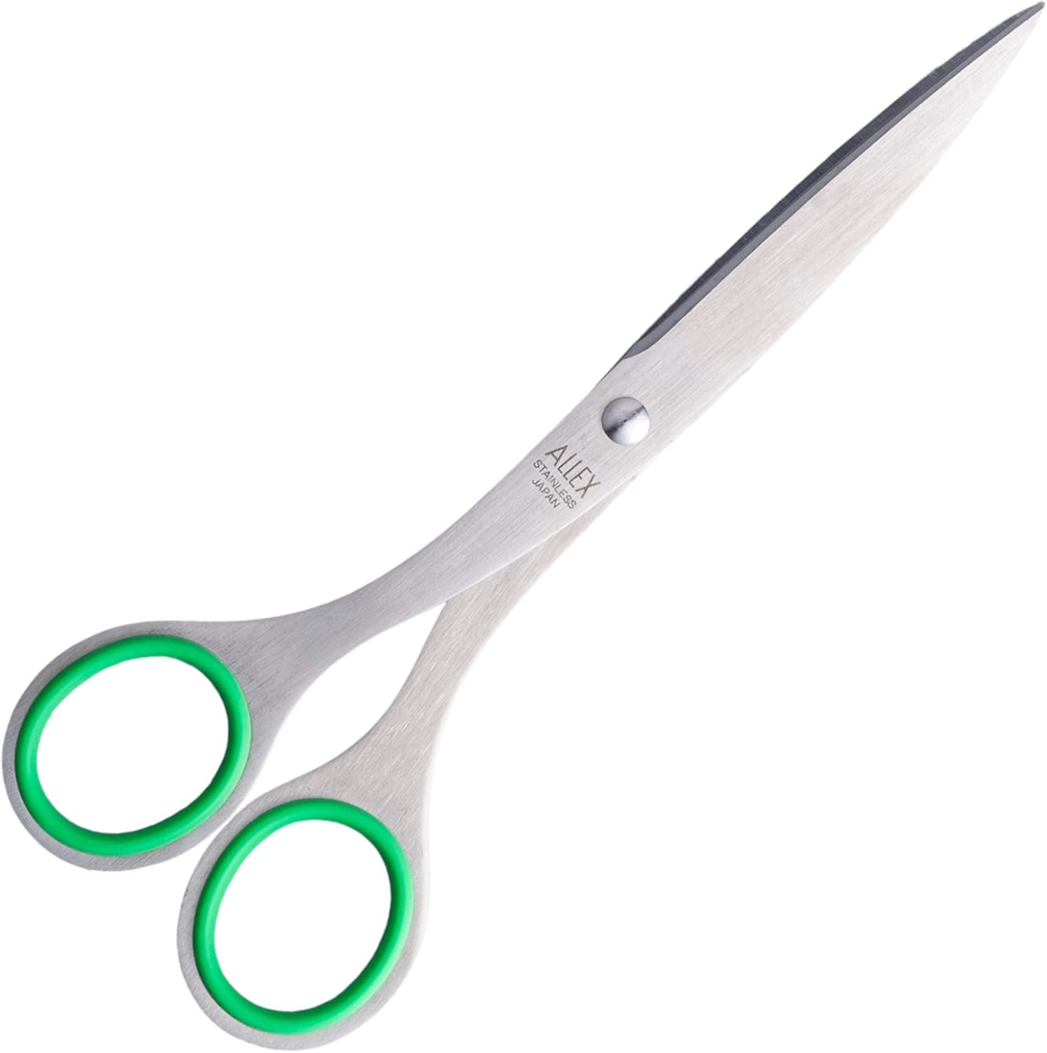 ALLEX Left Handed Scissors Adult, Japanese Stainless Steel Scissors for