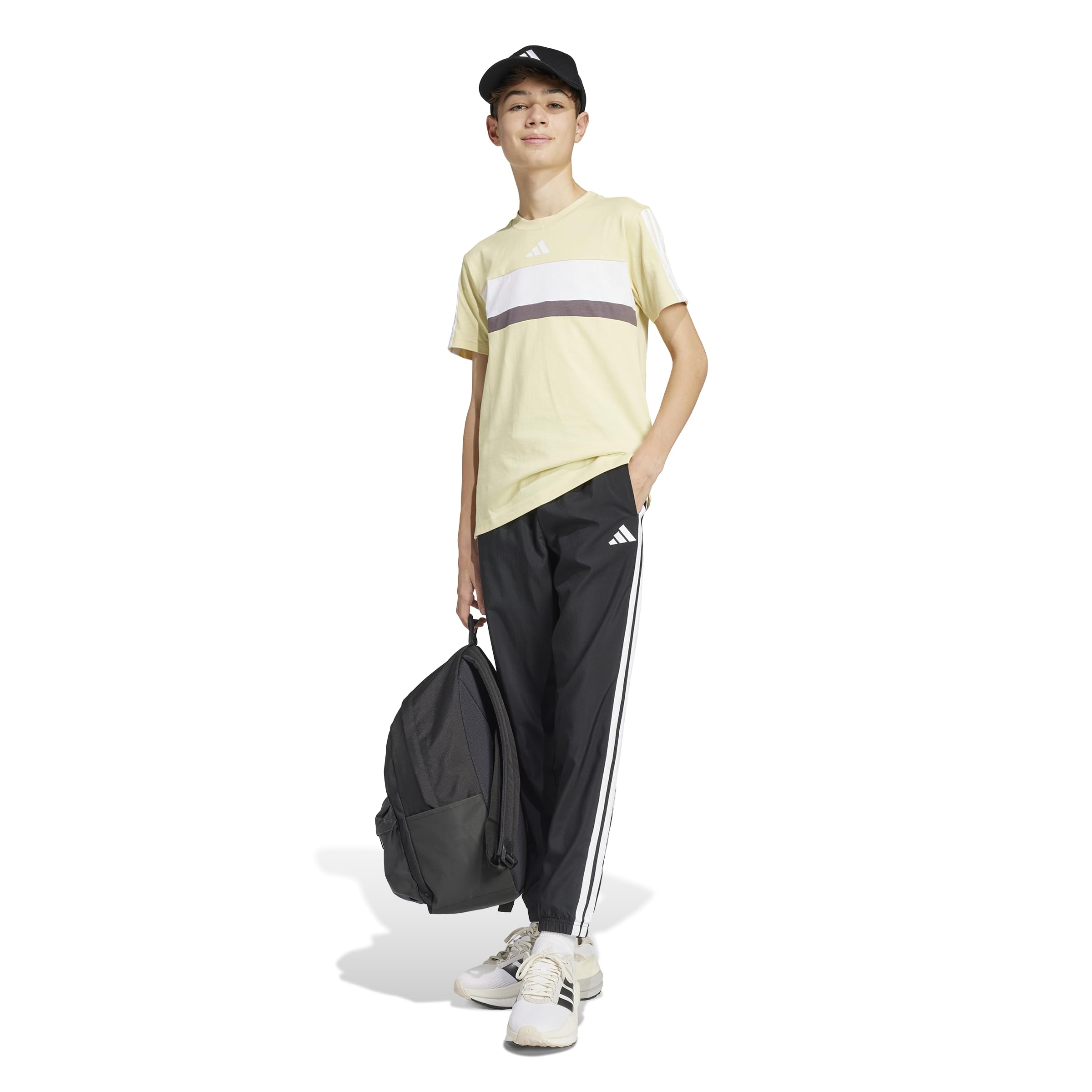 adidas Unisex niños Seasonal Essentials TIBERIO 3 Stripes T-Shirt
