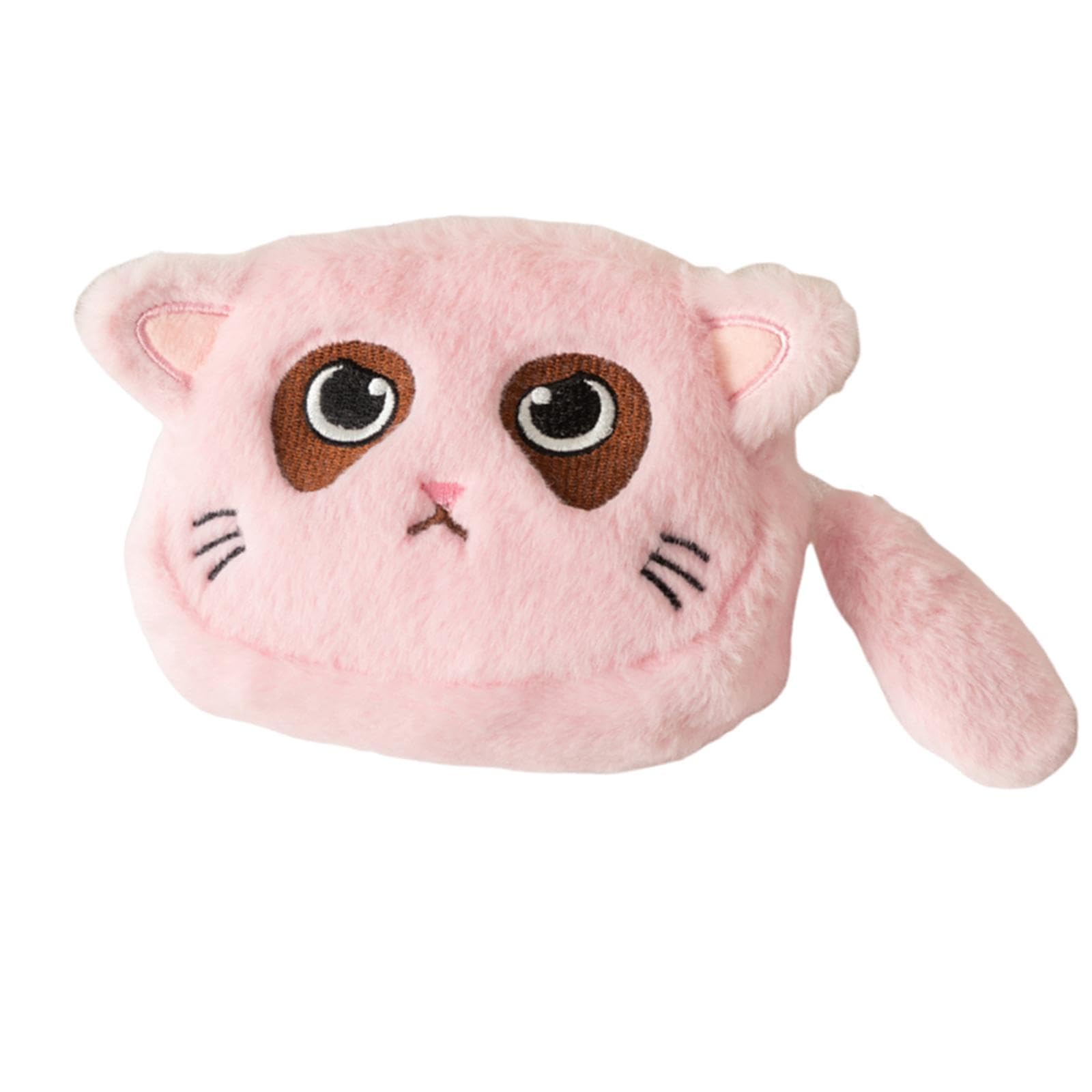 nivaa Kawaii Cat Face Coin Purse Multipurpose Cartoon for Kids Boys Girls Children Pink-picture-15