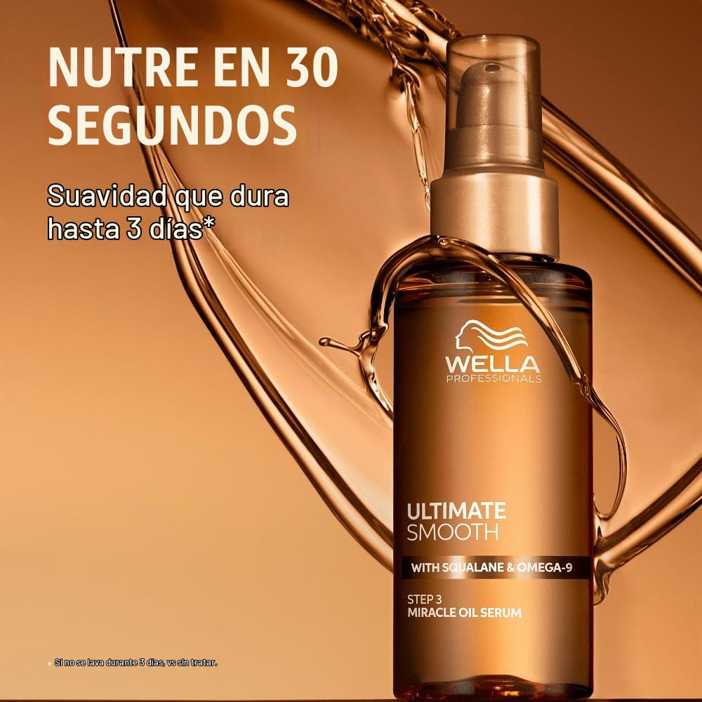 Wella Professionals Suero de aceite milagroso Ultimate Smooth (30 ml)