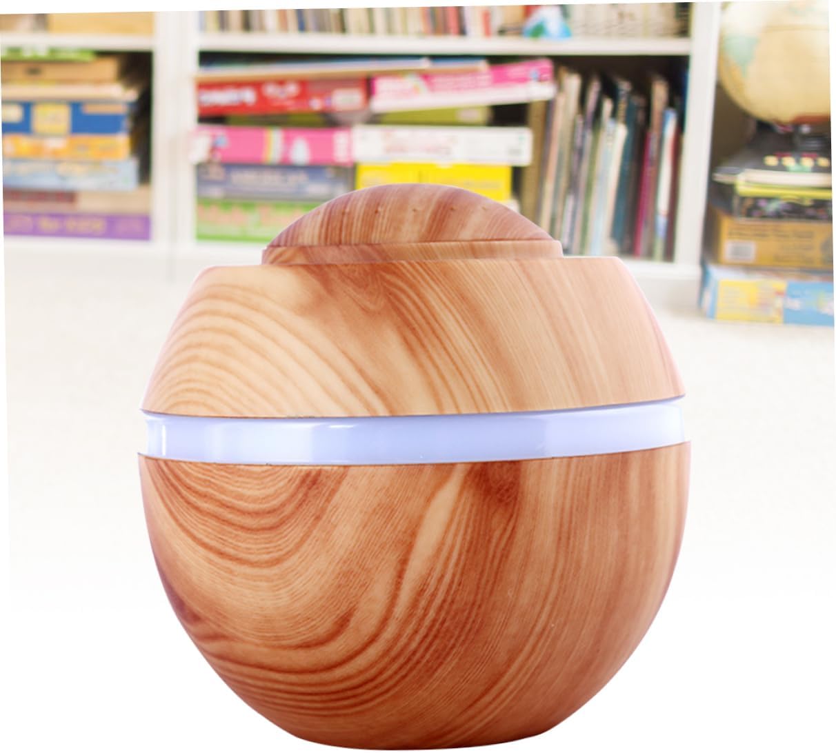 Ciieeo 2pcs Cool Mist Bedroom Humidifiers Mist Humidifier for Car Mini Air Diffuser Usb Cable Wood Grain Finish