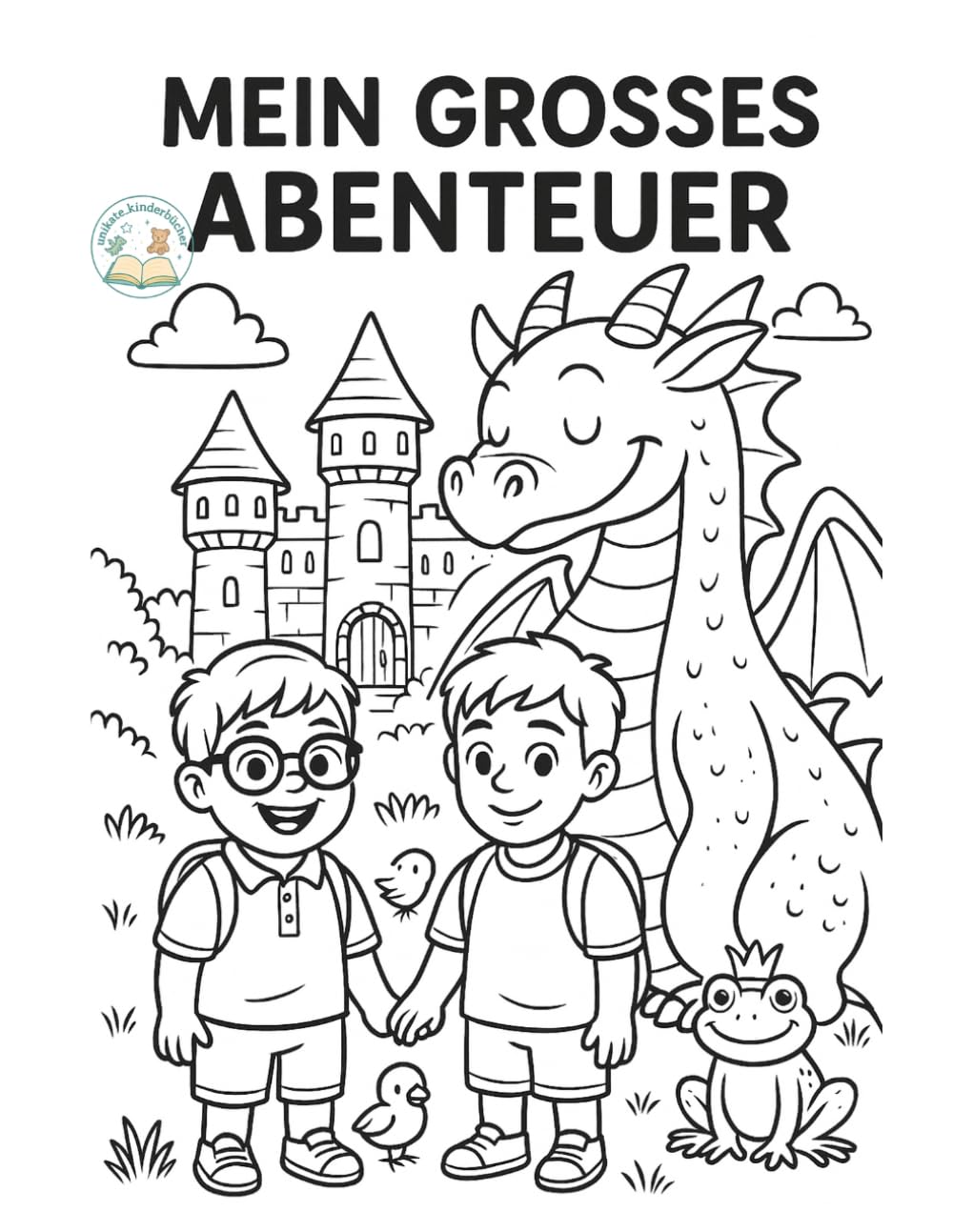 Mein großes Abenteuer: Ein Ausmalbuch zum Entdecken, Träumen und Mitgestalten (Unikate Kinderbücher: Vielfalt erleben)