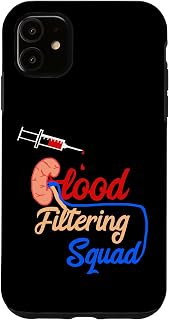 Kidney Blood Filtering Squad Dialysis Nurse Team Nursing Case for iPhone 11