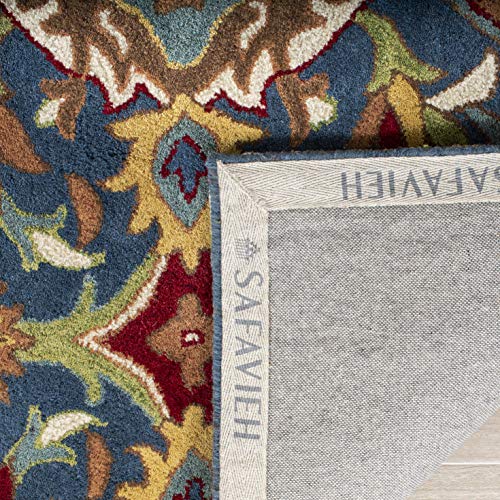 Tapete SAFAVIEH Heritage Collection 5' x 8' Camel y Azul miniatura 5