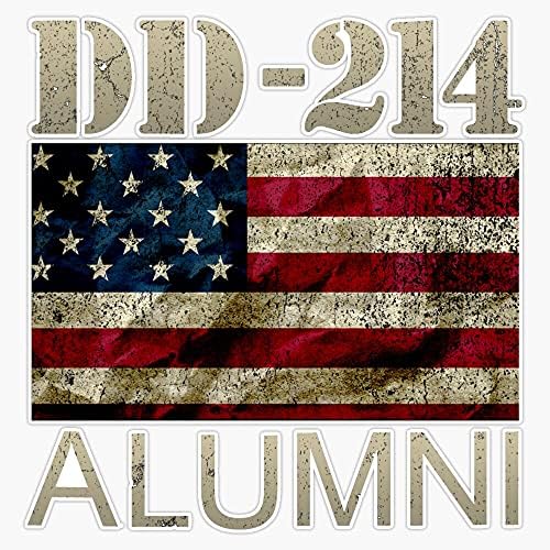 DD-214 Alumni Vinyl Decal Sticker – Army, Navy, Air Force – Veteran Owned