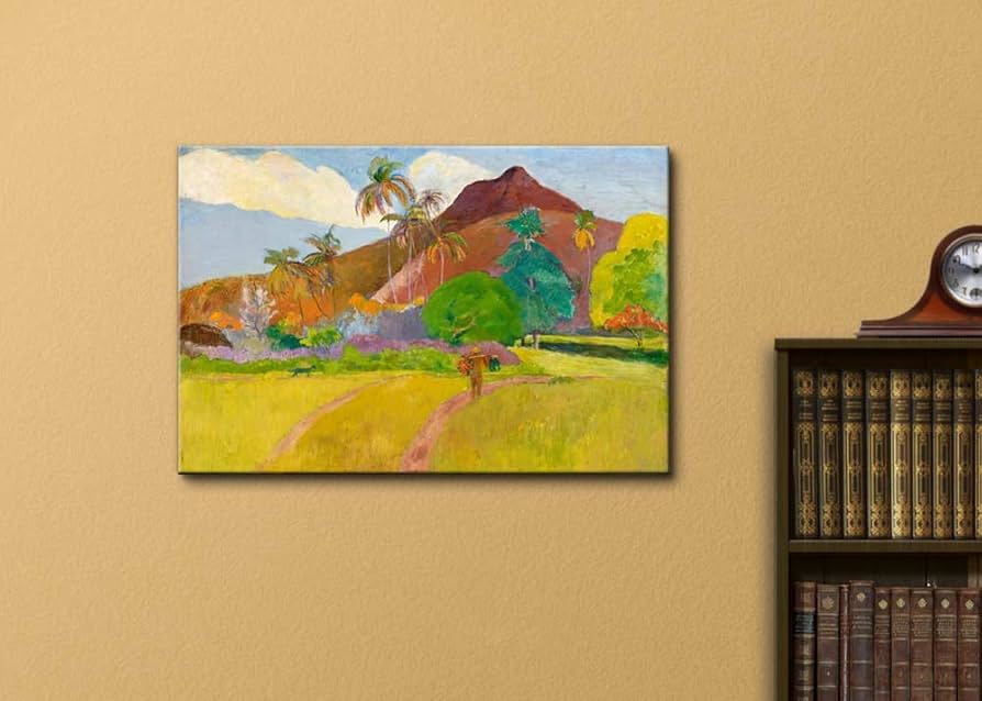 Amazon.com: wall26 - Tahitian Landscape by Paul Gauguin Amazon.com: wall26 - Tahitian Landscape by Paul Gauguin