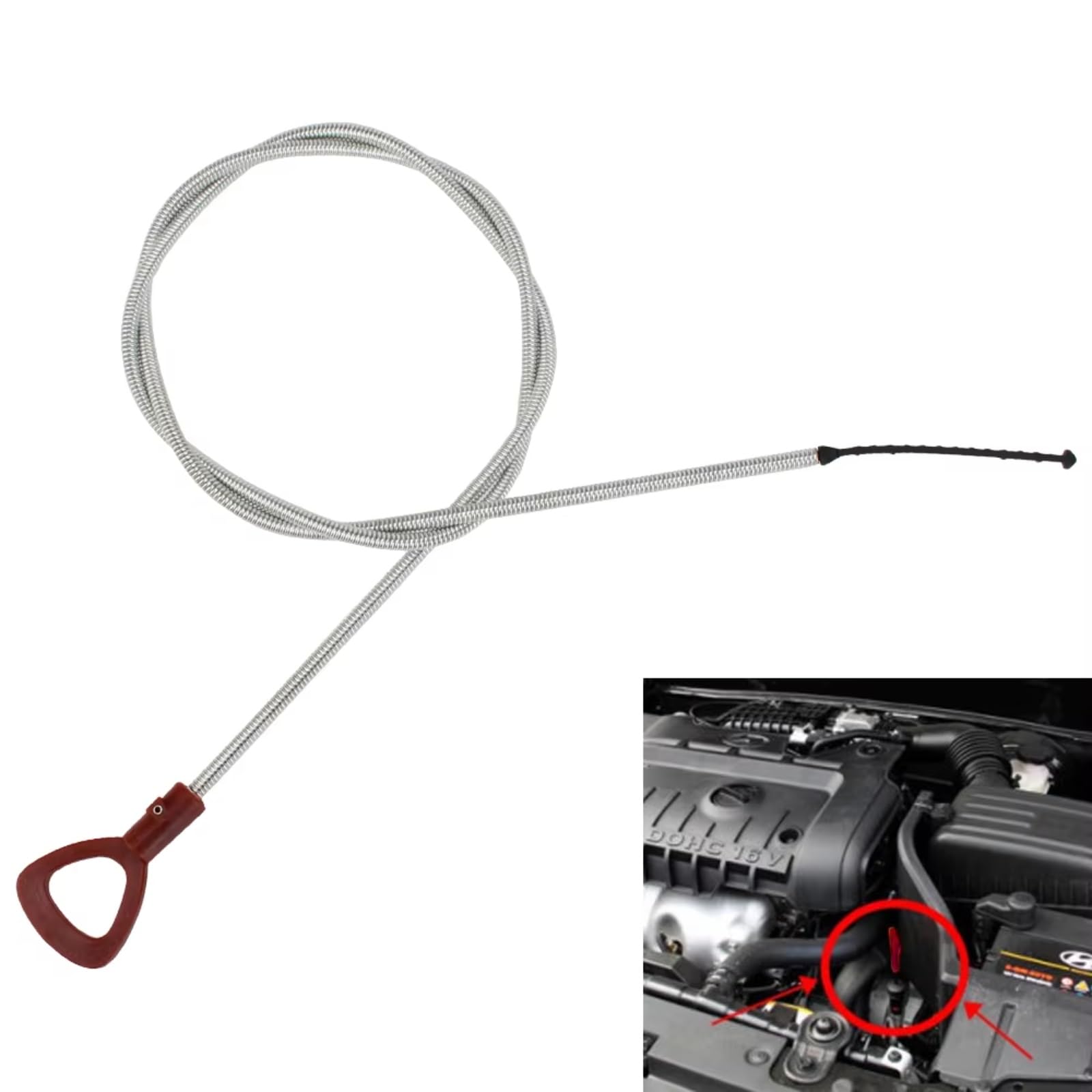 Asta di Livello Olio Trasmissione Asta di Livello Olio Motore codice 140589152100 per Chrysler 300C e Crossfire 2004-2010