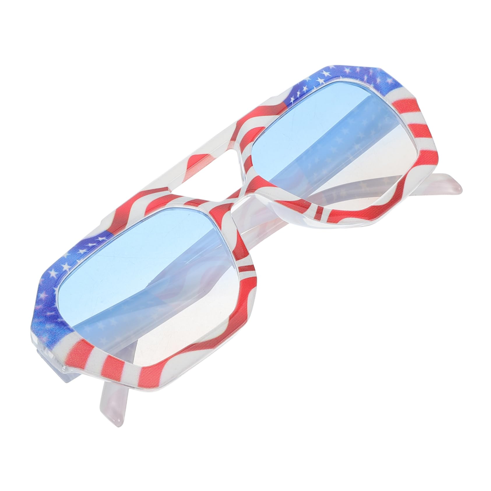 Didiseaon Unique American Flag Pattern Sunglasses for Party Mens Fashion Materials