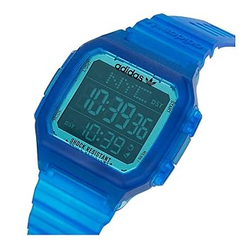 ☆私の店 ☆adidas オリジナルス デジタル腕時計 青 nopple_aost22033