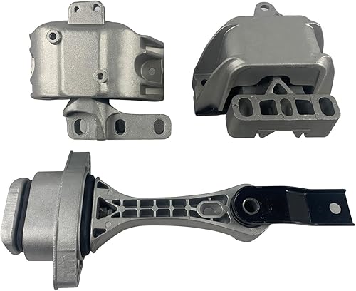 Juego de 3 piezas de montaje de motor y trans A6929 A6930 A6935 compatible con 2000-2005 VW Jetta 1.8L 2.0L Motor y soportes de transmisión para