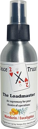 Deuce Truce - Spray para inodoro Before You Go - Vainilla de menta - 4 onzas líquidas - Fuerte, eficaz, fácil de usar - Aroma, perro diablo - Menta